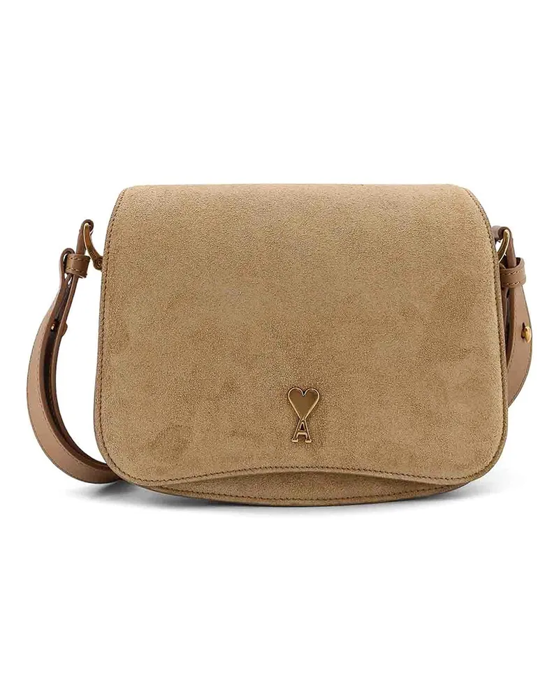 AMI Paris Schultertasche - Braun Braun