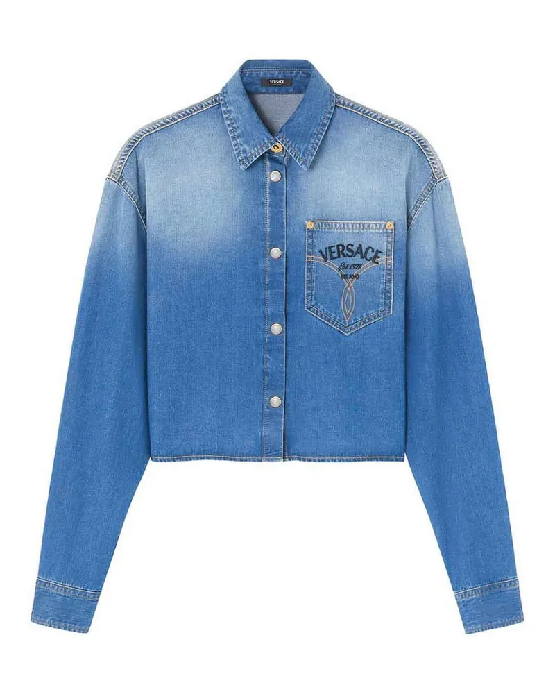 Versace Hemd - Blau Blau