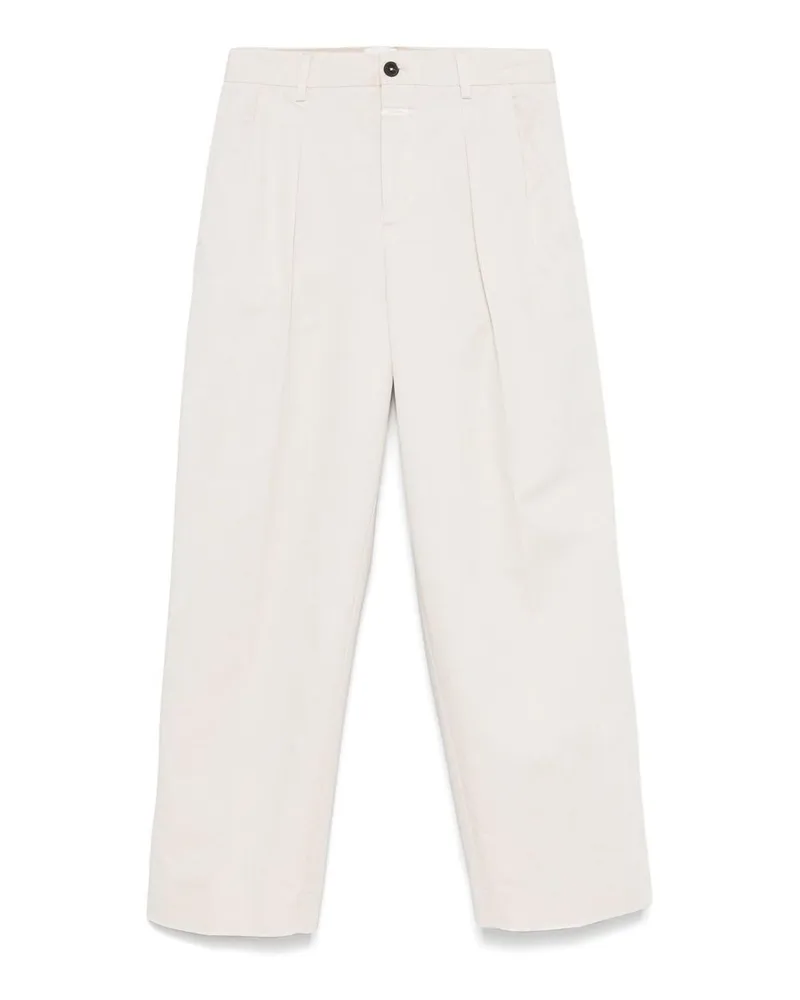 Closed Straight Leg Jeans - Beige Beige