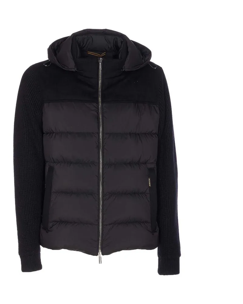 MOORER Daunenjacke - Schwarz Schwarz