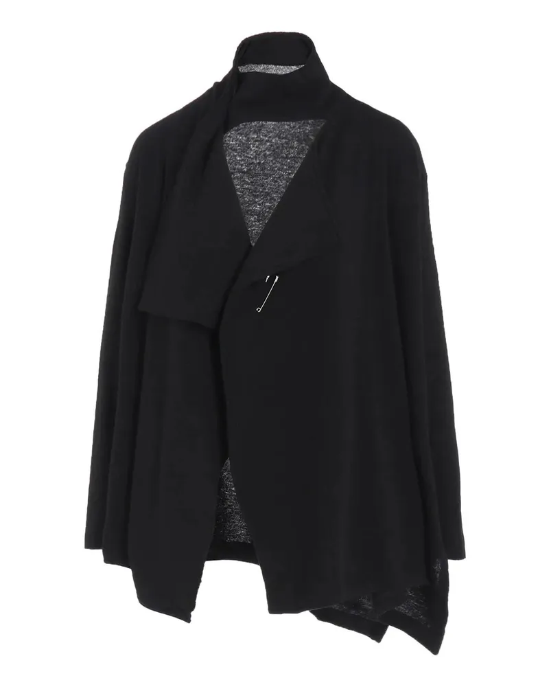 Yohji Yamamoto Rundhalspullover - Schwarz Schwarz