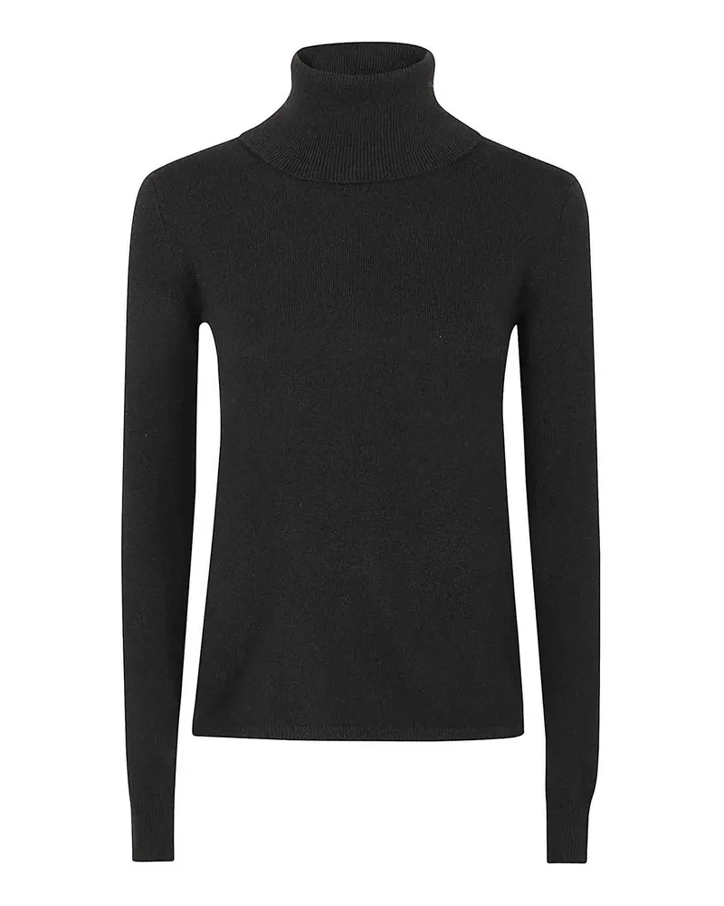 Max Mara Rollkragenpullover - Schwarz Schwarz