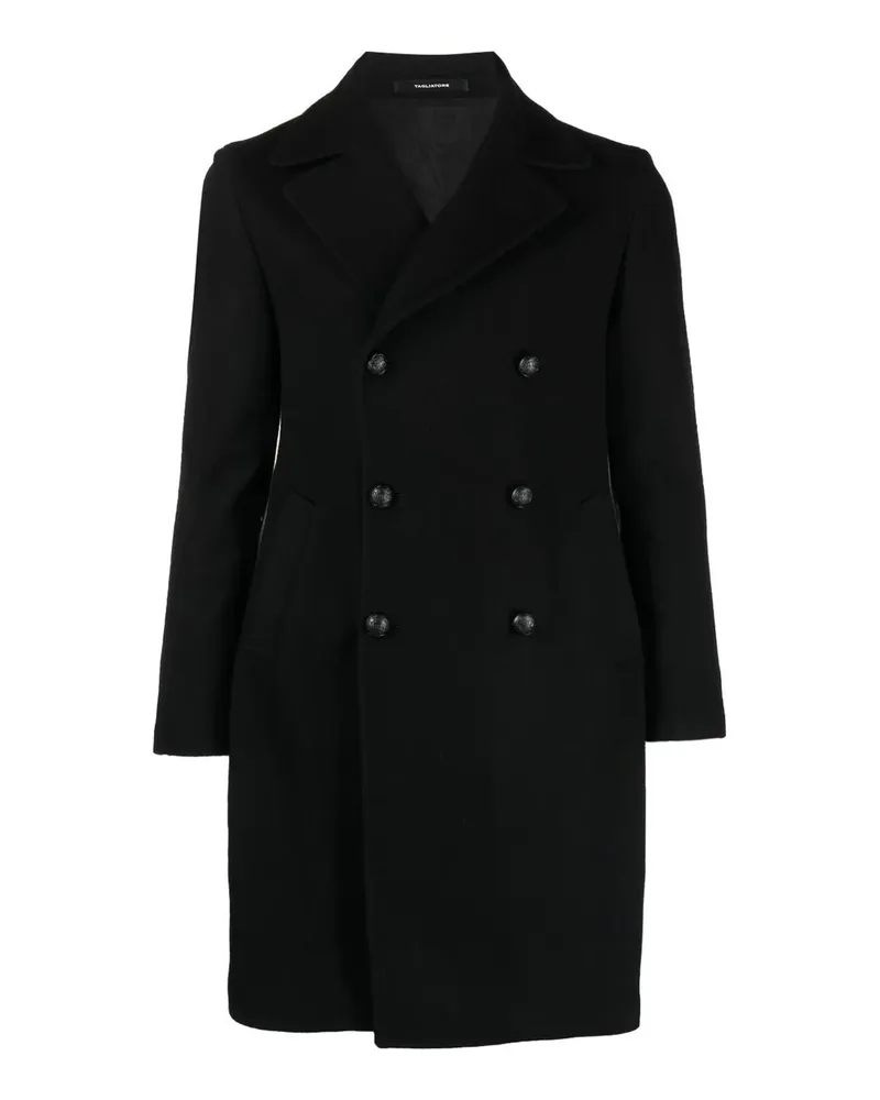 Tagliatore Knielanger Mantel - Schwarz Schwarz