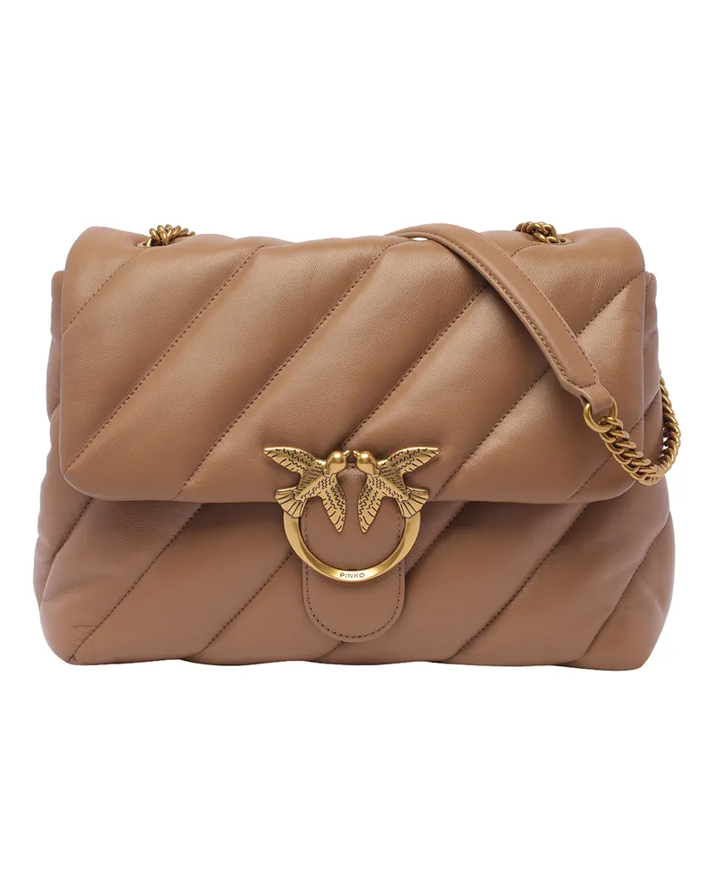 Pinko Schultertasche - Beige Braun