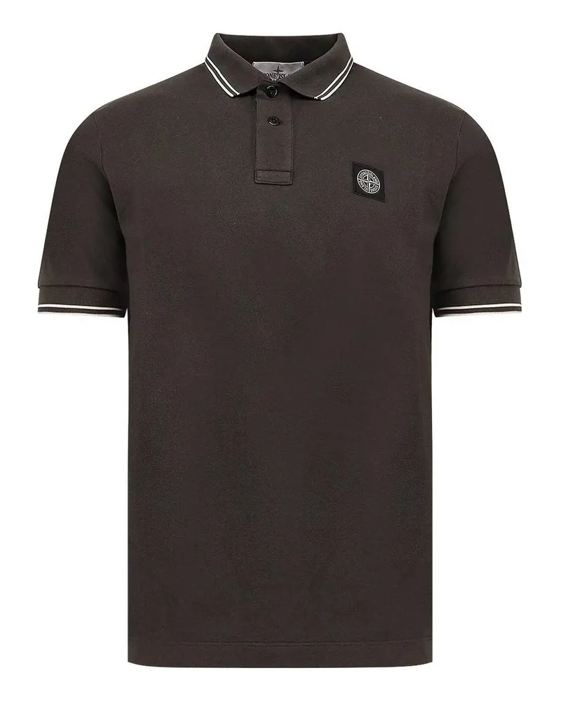 Stone Island Poloshirt - Grau Grau