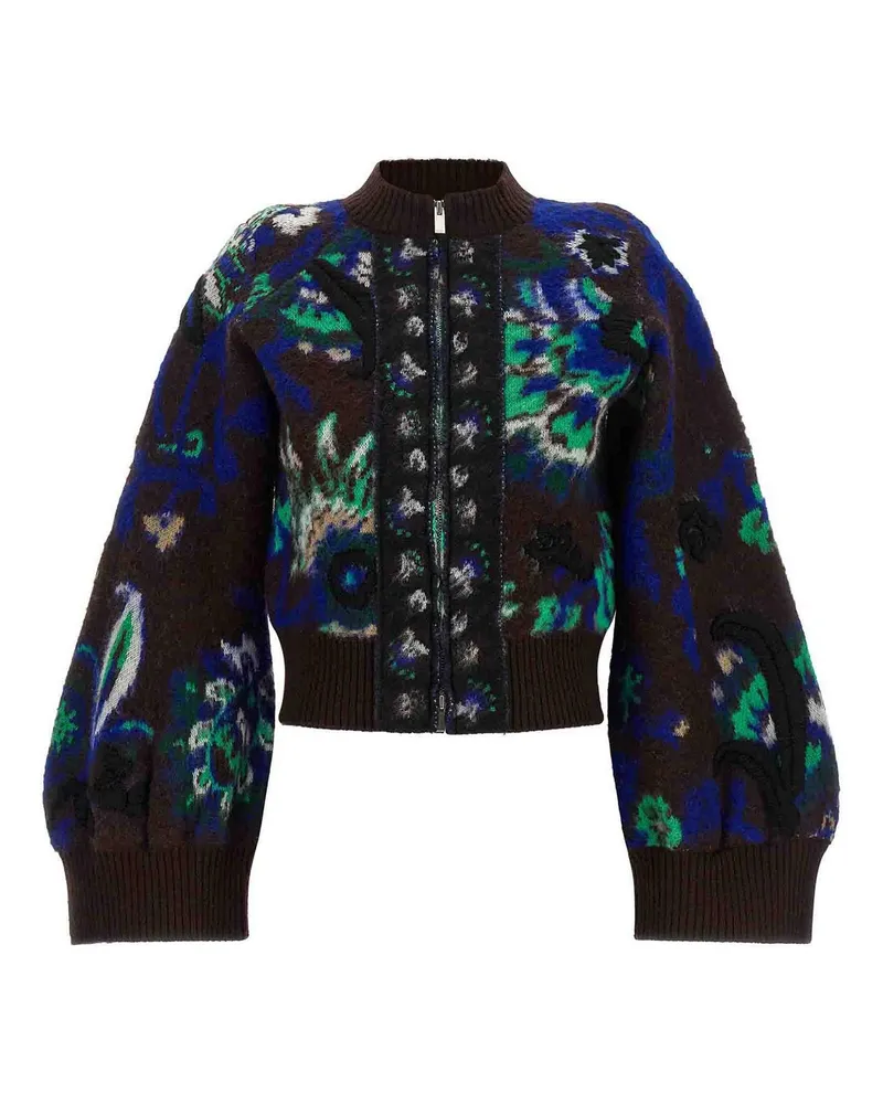 Sacai Knielanger Mantel - Braun Braun