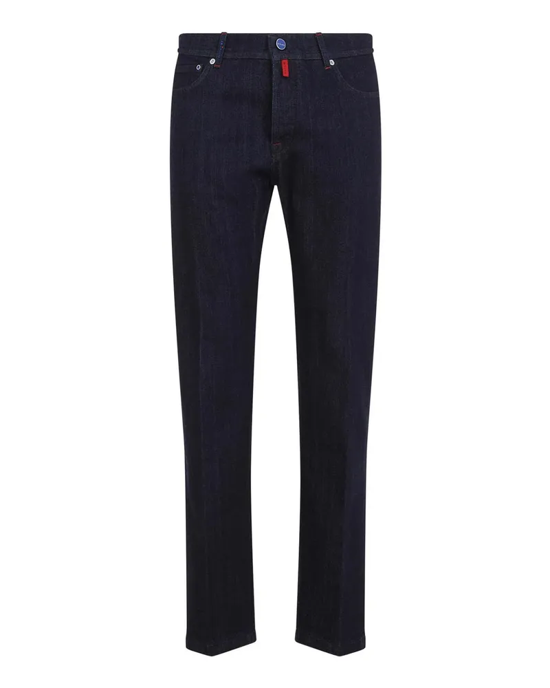 Kiton Casual Hose - Jeansblau Jeansblau