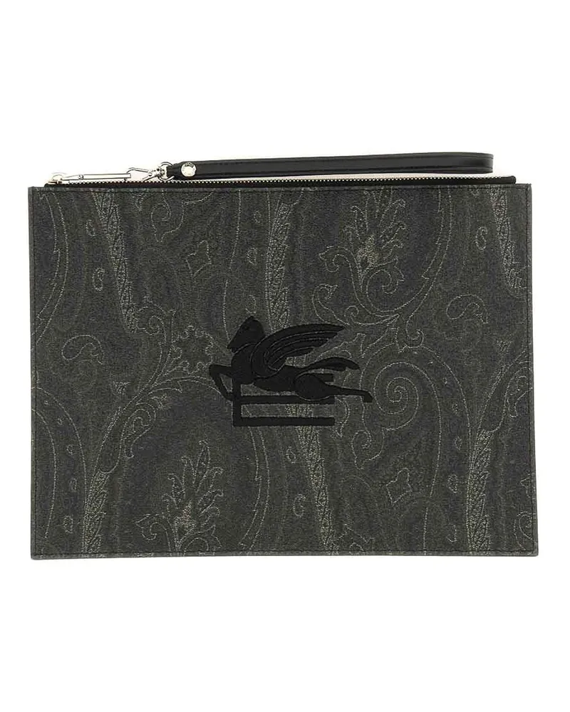 Etro Clutch - Schwarz Schwarz