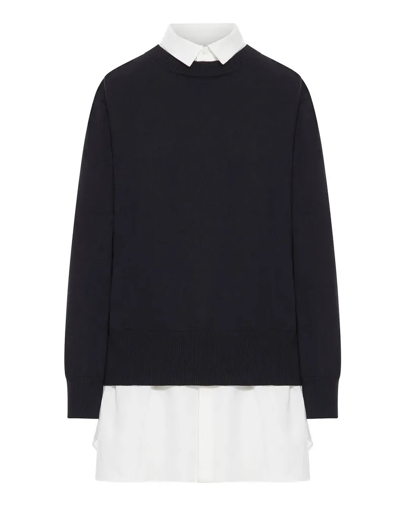 Sacai Kurzes Kleid - Schwarz Schwarz