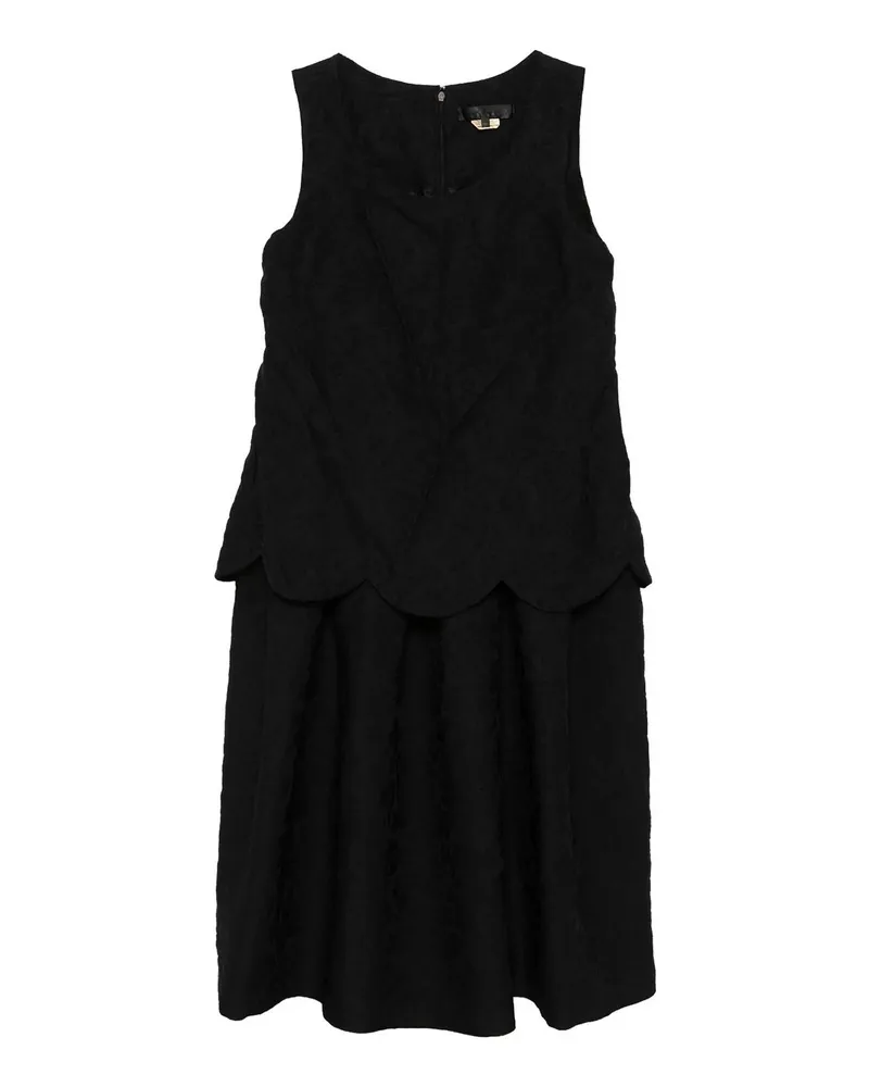 Comme des Garçons Knielanges Kleid - Schwarz Schwarz