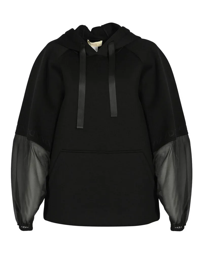 Twin-Set Sweatshirt - Schwarz Schwarz