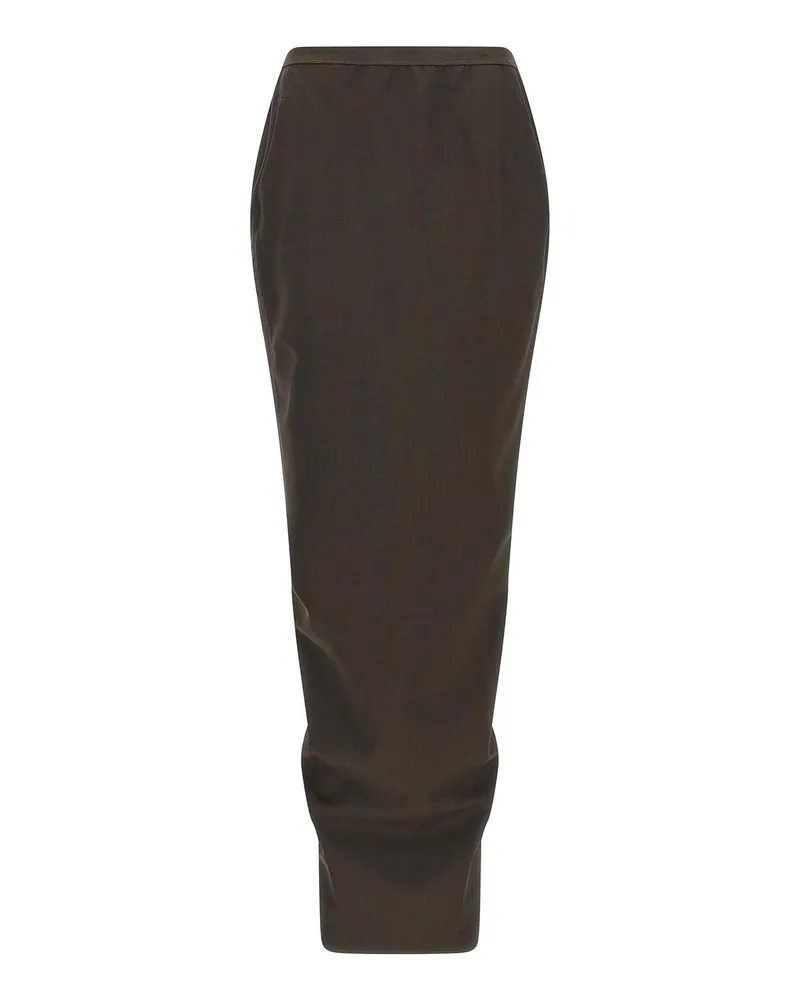 Rick Owens Midirock - Grau Grau