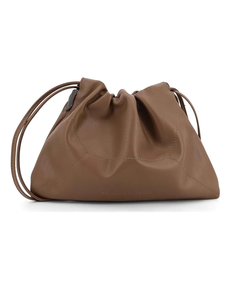 Brunello Cucinelli Schultertasche - Braun Braun