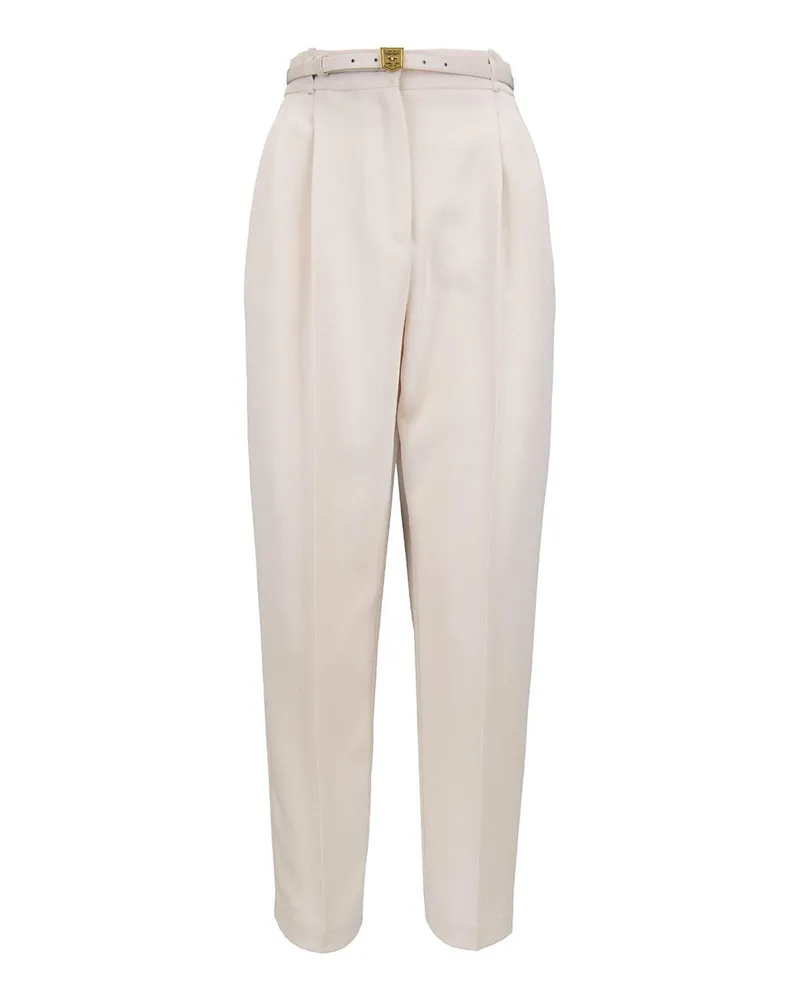 Elisabetta Franchi Casual Hose - Creme Creme