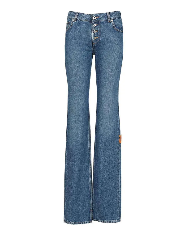 OFF-WHITE Bootcut Jeans - Blau Blau