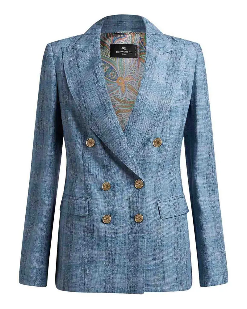 Etro Blazer - Hellblau Hellblau