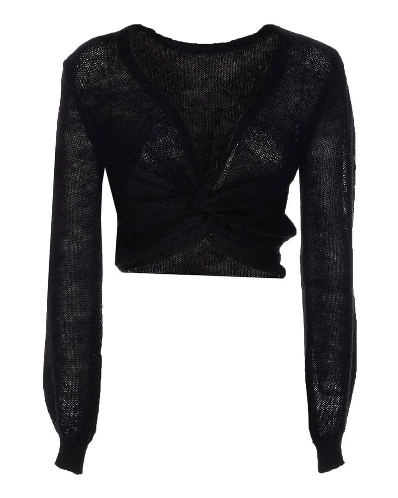 Twin-Set Rundhalspullover - Schwarz Schwarz