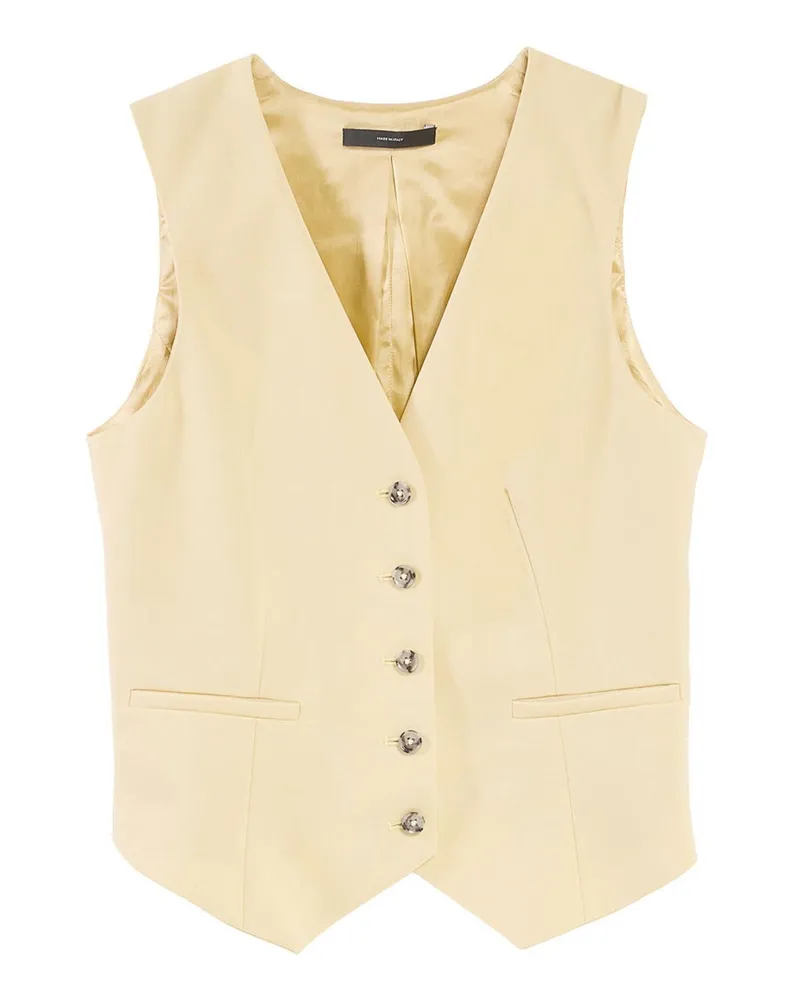 Paul Smith Weste - Creme Creme