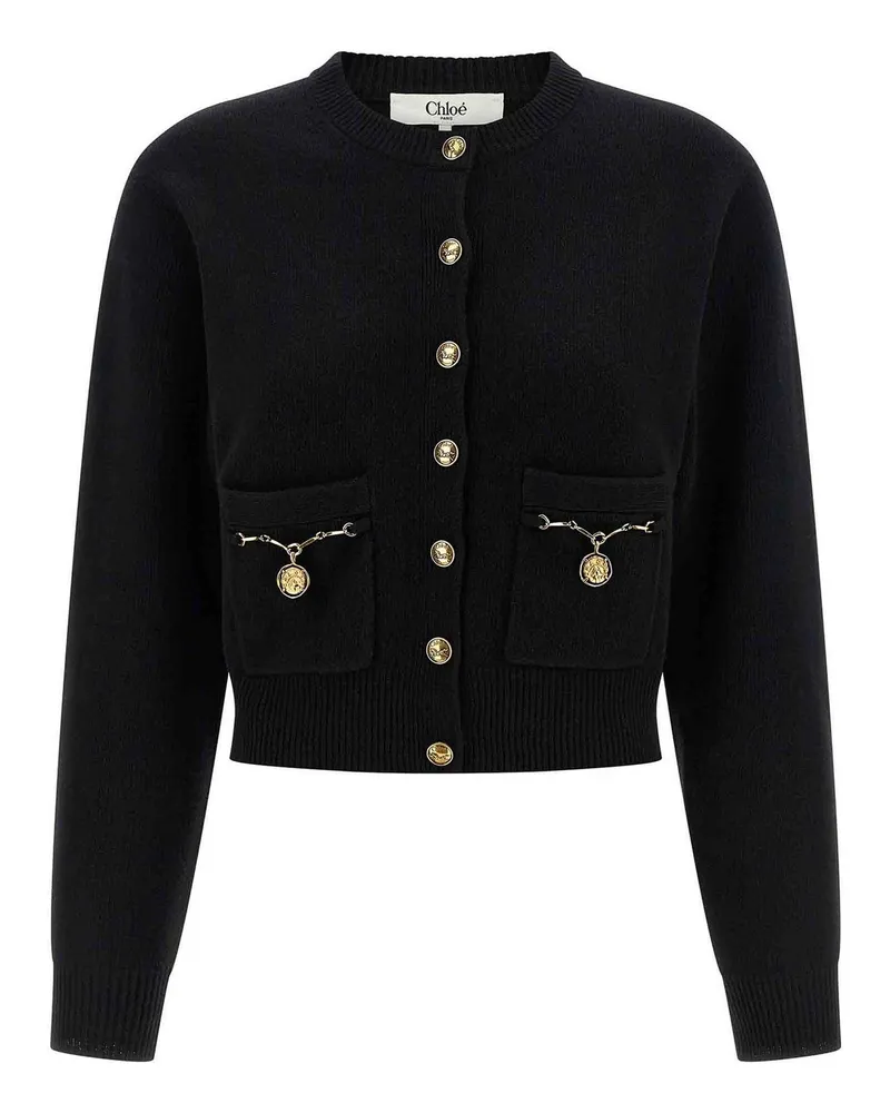 Chloé Cardigan - Schwarz Schwarz