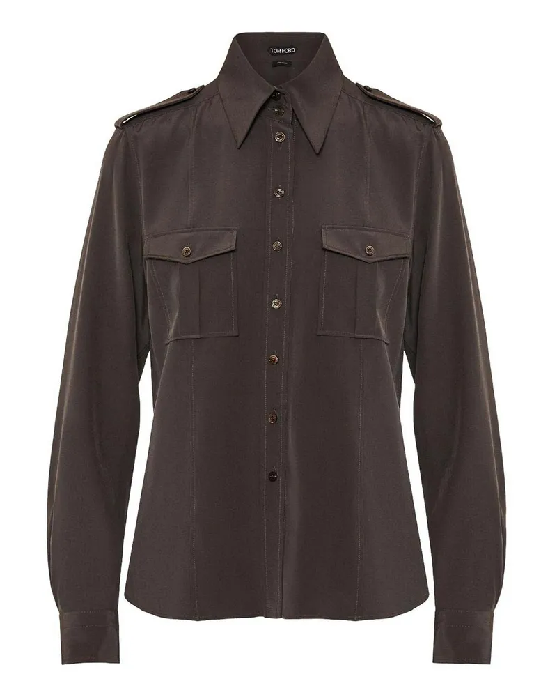 Tom Ford Hemd - Braun Braun