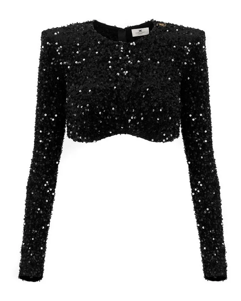 Elisabetta Franchi Top - Schwarz Schwarz