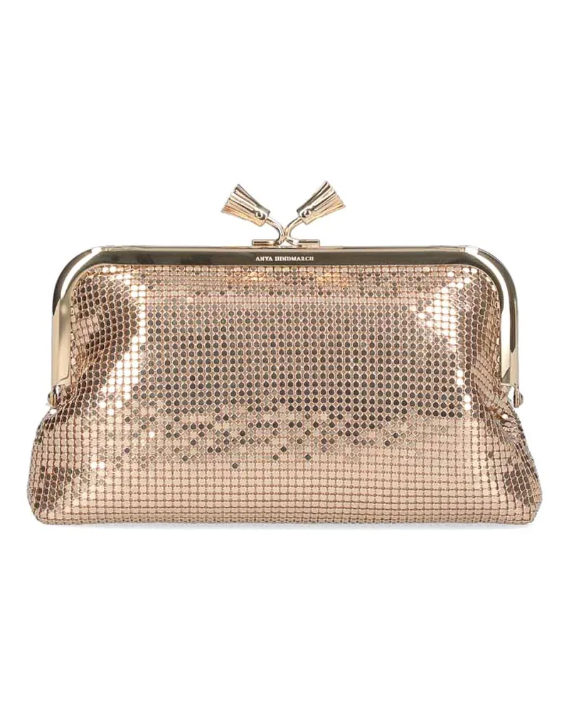 Anya Hindmarch Clutch - Gold Gold