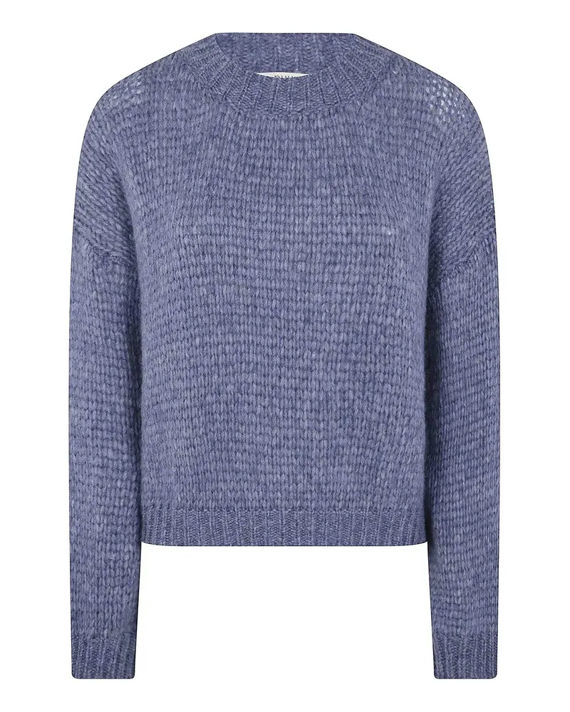 Nuur Rundhalspullover - Blau Blau