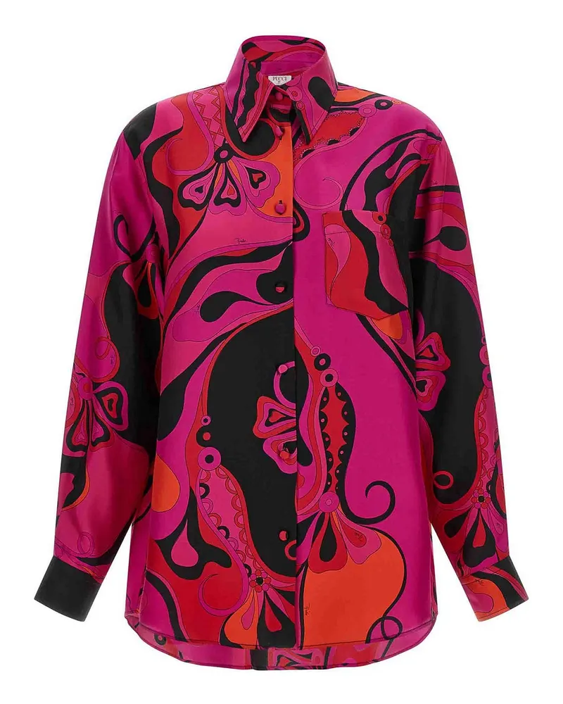 Emilio Pucci Hemd - Bunt Bunt