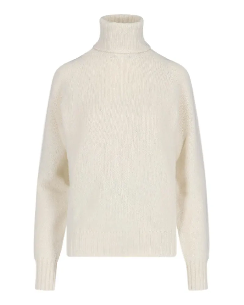 MA'RY'YA U-Boot-Pullover - Weiß Weiß