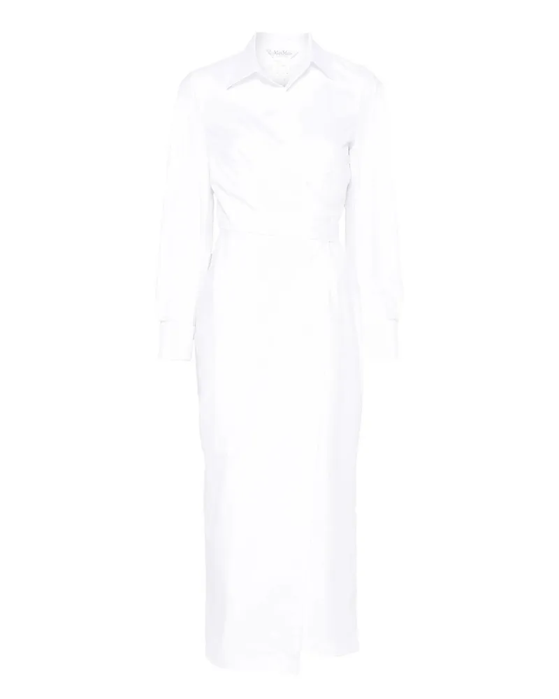 Max Mara Knielanges Kleid - Grau Grau