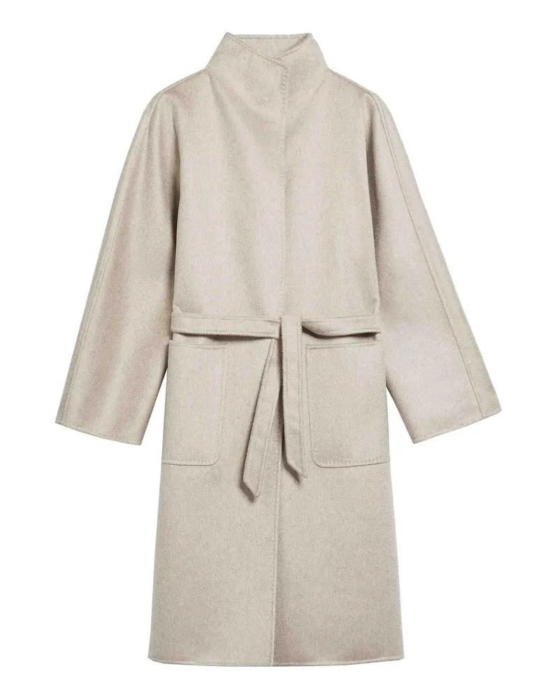 Max Mara Kurzer Mantel - Schwarz Beige