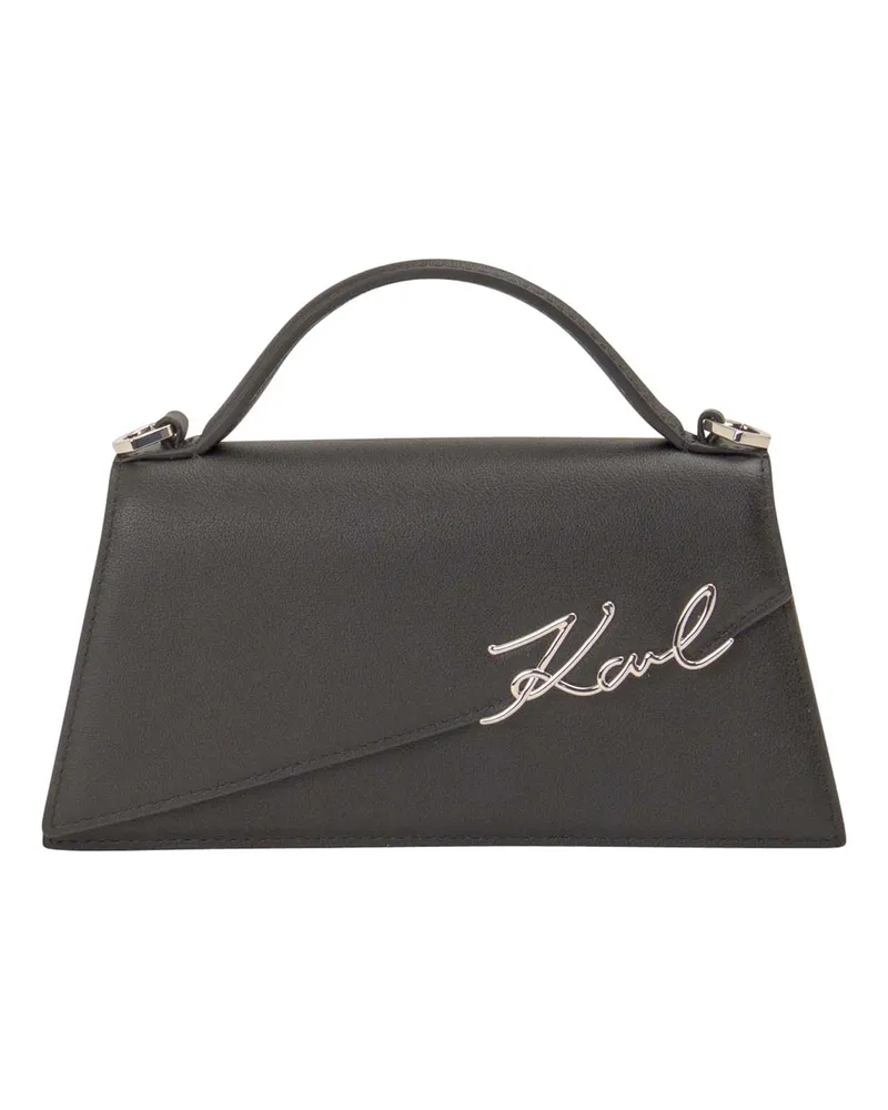 Karl Lagerfeld Schultertasche - Schwarz Schwarz