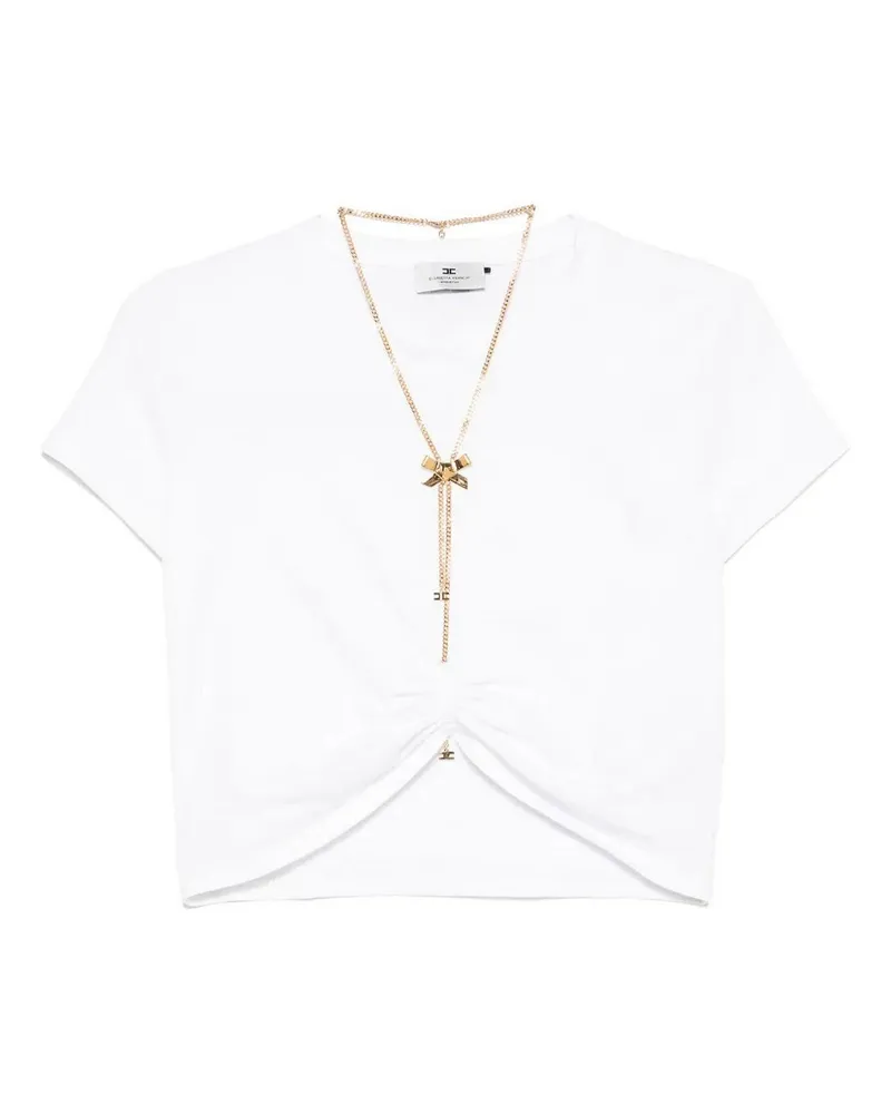 Elisabetta Franchi T-Shirt - Weiß Weiß