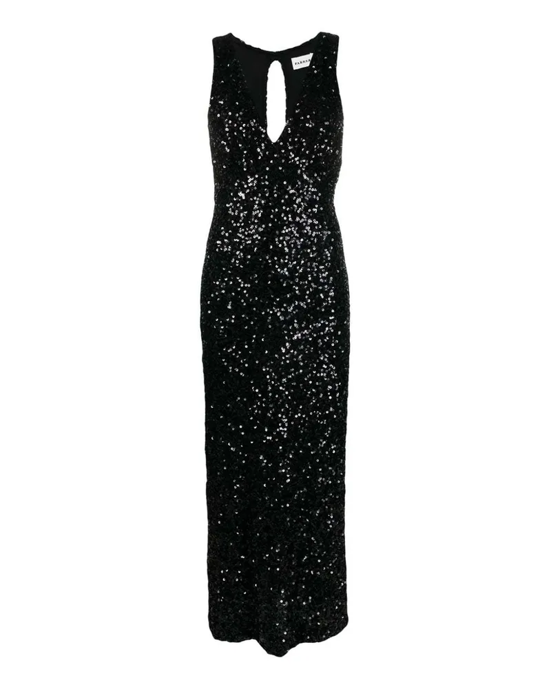 P.A.R.O.S.H. P. A.R. O H. Knielanges Kleid - Schwarz Schwarz