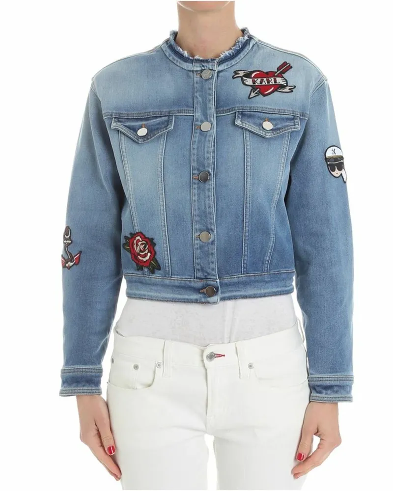 Karl Lagerfeld Casualjacke - Hellblau Hellblau