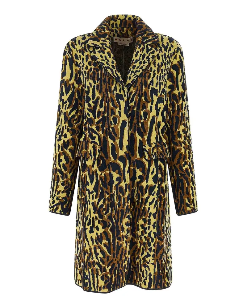 Marni Knielanger Mantel - Bunt Bunt