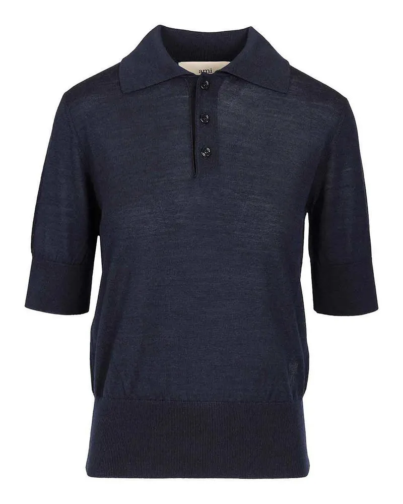 AMI Paris Poloshirt - Blau Blau