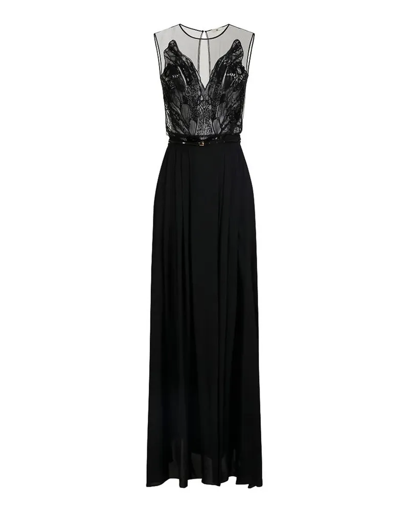 Elisabetta Franchi Kurzes Kleid - Schwarz Schwarz