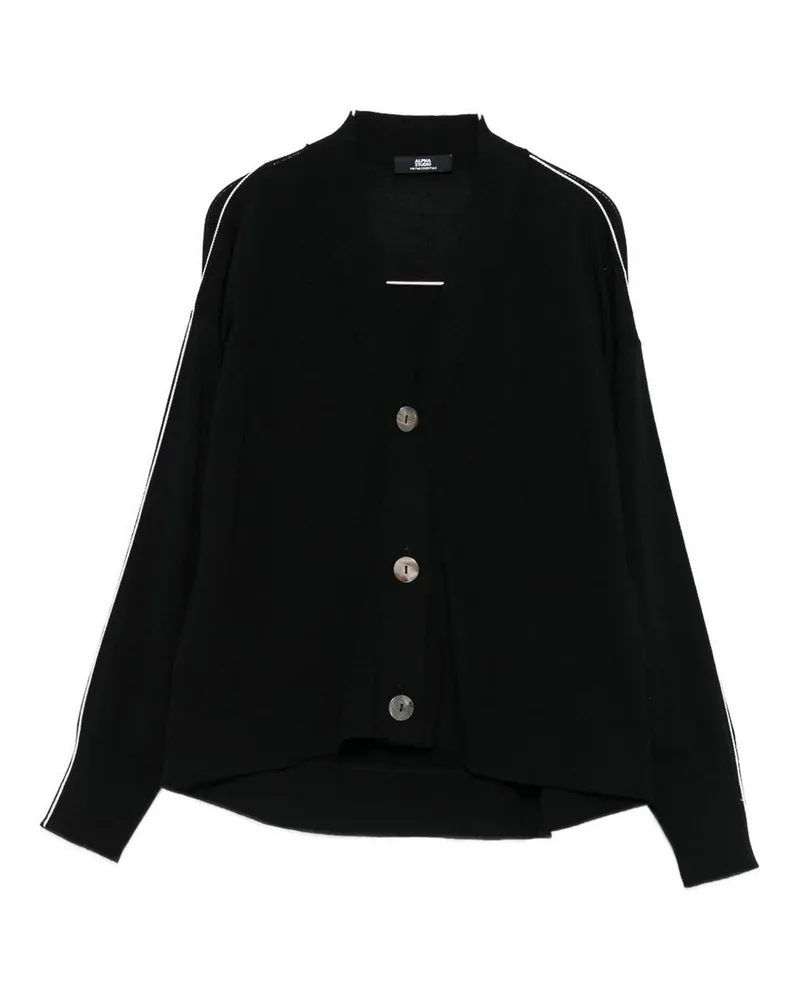 Alpha Studio V-Pullover - Schwarz Schwarz