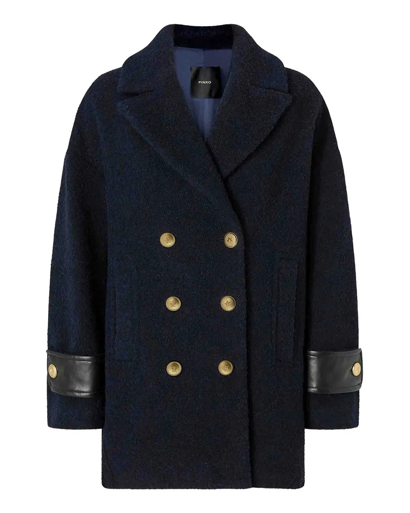 Pinko Kurzer Mantel - Blau Blau