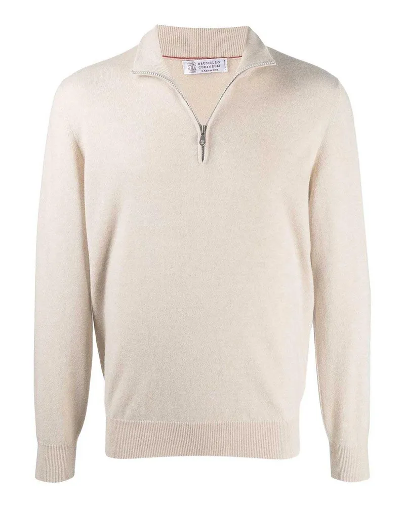 Brunello Cucinelli U-Boot-Pullover - Beige Beige
