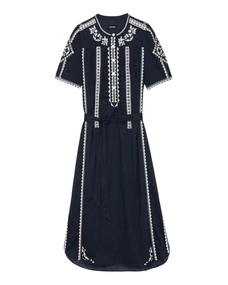 Zadig & Voltaire Maxikleid - Blau Blau