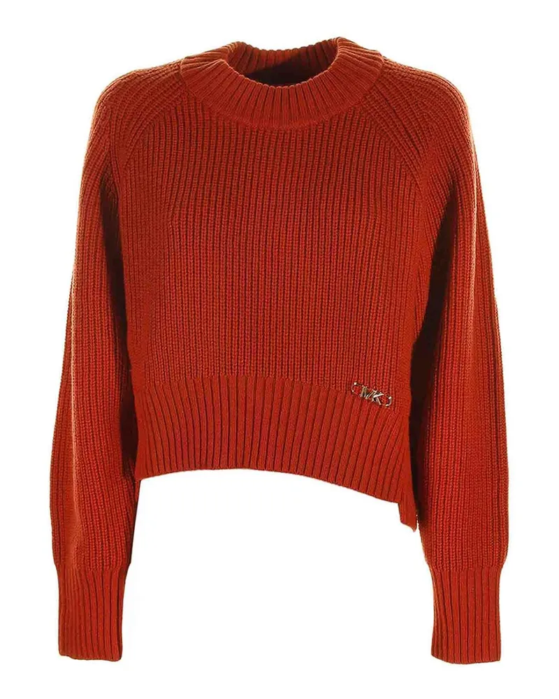 Michael Kors Rundhalspullover - Rot Rot