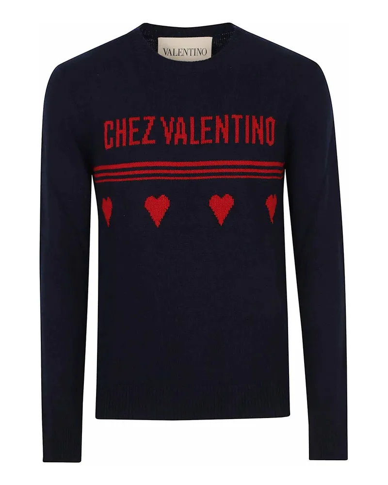 Valentino Garavani U-Boot-Pullover - Blau Blau