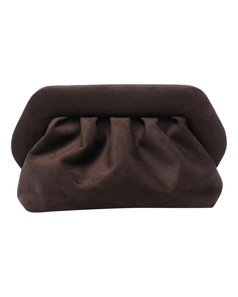THEMOIRÈ Clutch - Braun Braun