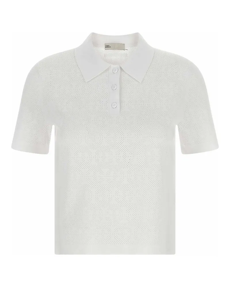 Tory Burch Poloshirt - Weiß Weiß