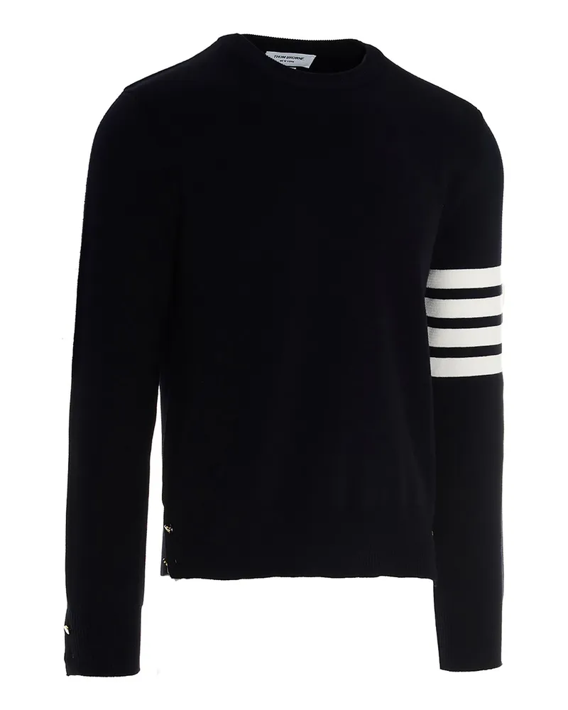 Thom Browne Rundhalspullover - Blau Blau