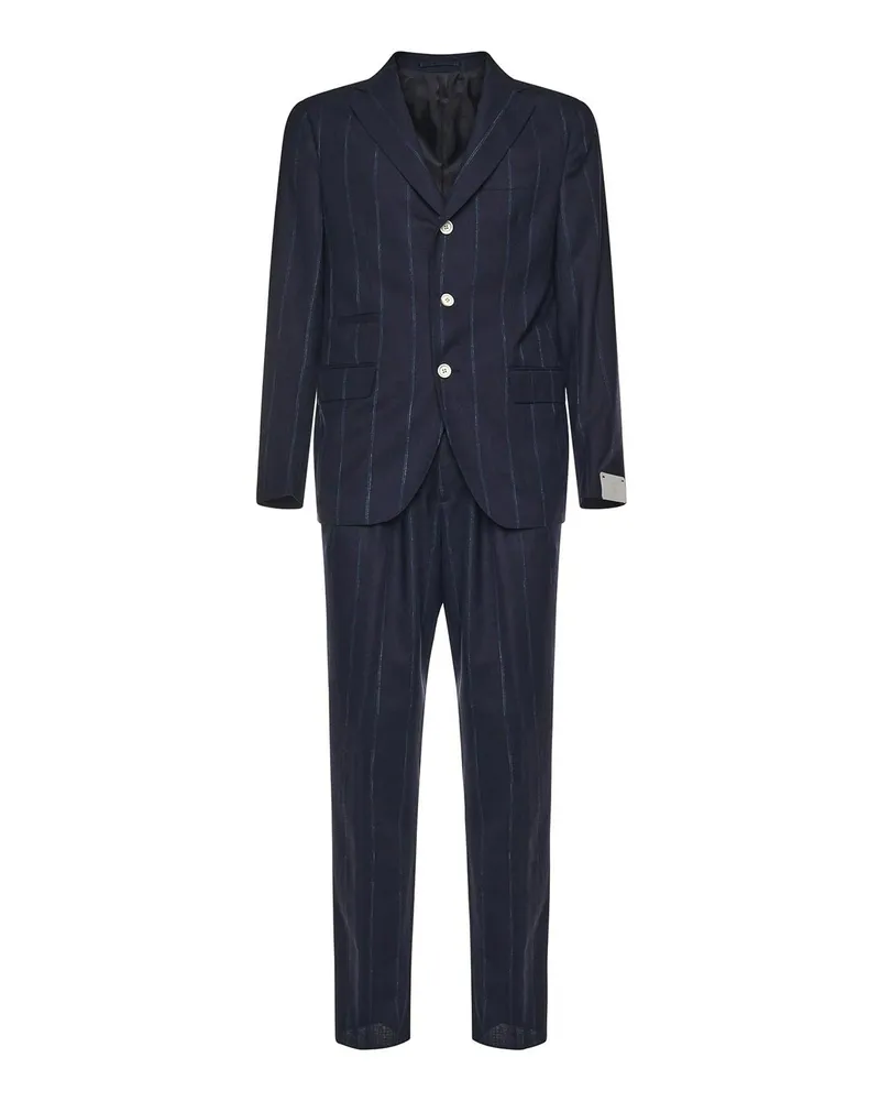 Eleventy Eleganter Anzug - Blau Blau