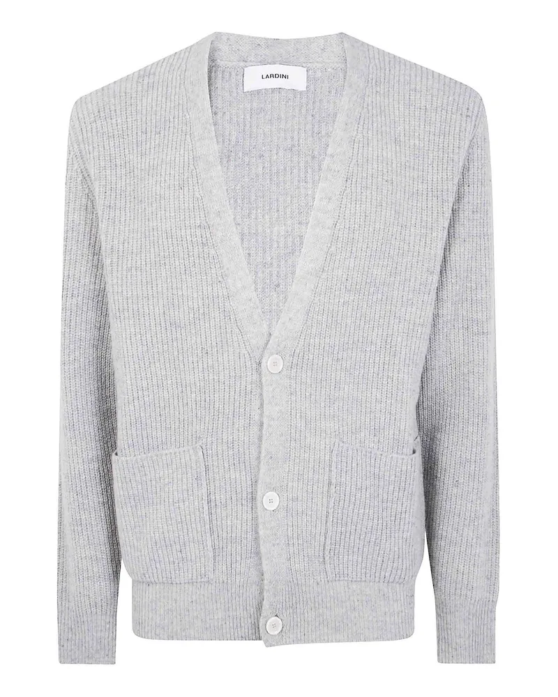 LARDINI Rundhalspullover - Grau Grau