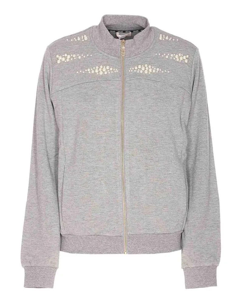 Liu Jo Rundhalspullover - Grau Grau